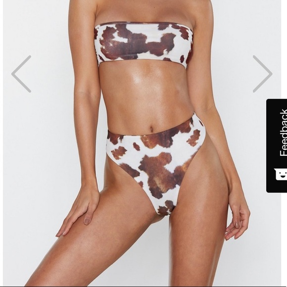 cow print bikini bottoms